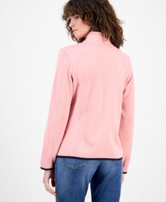 Women's Zip-Front Fleece Sweater jacket 