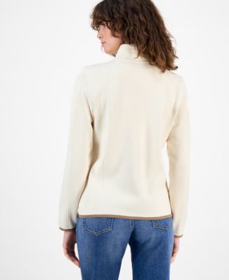 Women's Zip-Front Fleece Sweater jacket 