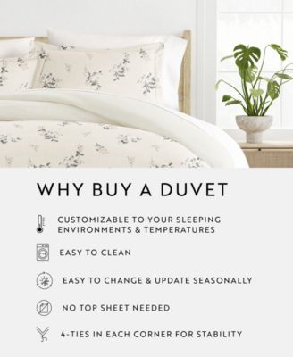 ienjoy Home Timeless Pattern Reversible 3-Pc. Duvet Cover Set, Full/Queen