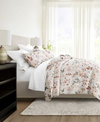 Russet Floral Reversible 2-Pc. Quilt Set, Twin/Twin XL