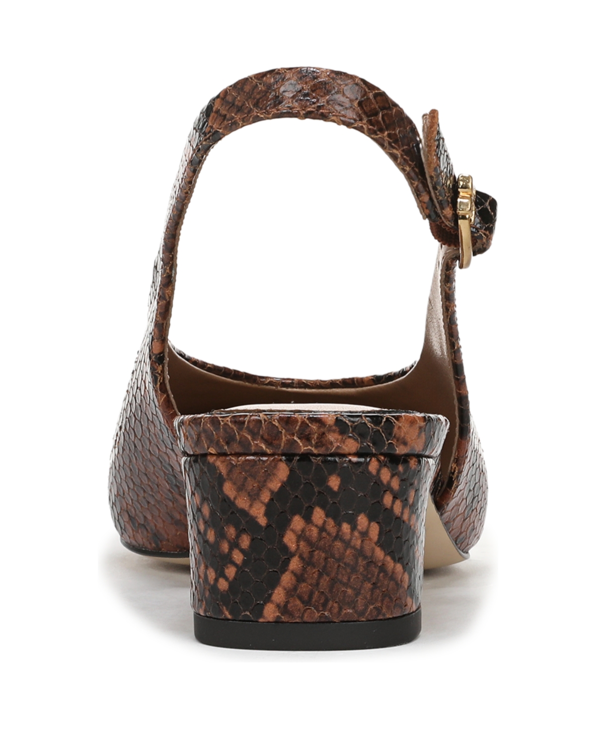Sam Edelman Ronnie Slingback Heel Rich Copper Leather In Multi