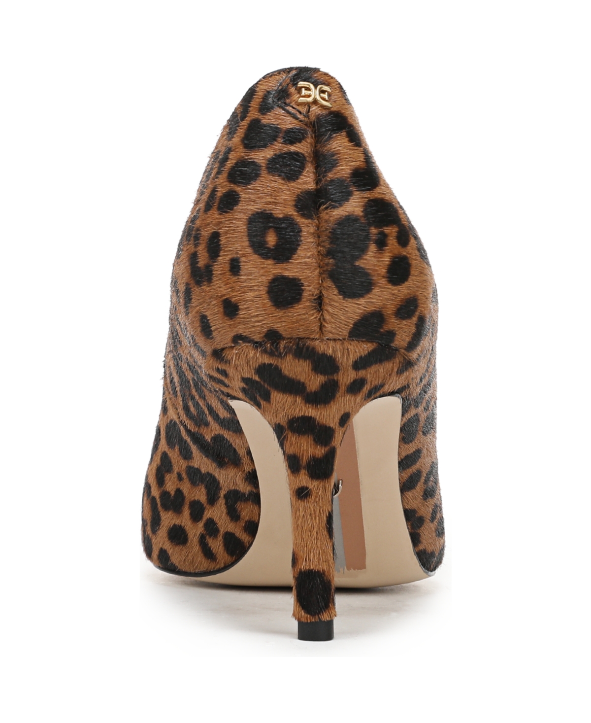 Sam Edelman Vienna Pointed Toe Pump Granada Tan Leather In Animal Print