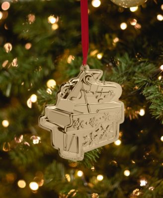 2025 Gold-Plated Piano Ornament, 4th Edition