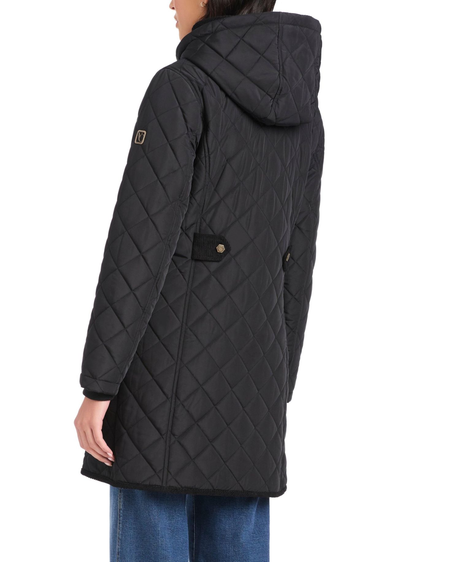 Women's Long Mini Quilt Coat