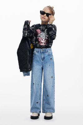 Girls Girls's Mickey sequin T-shirt