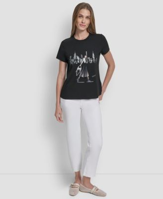 Women's NYC Skyline Conversational T-Shirt
