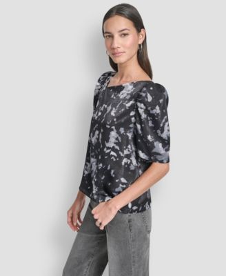 Women's Short Sleeve Printed Top