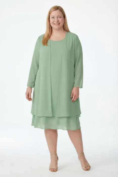 Women's Within 2-Piece Jacket Dress - Sage