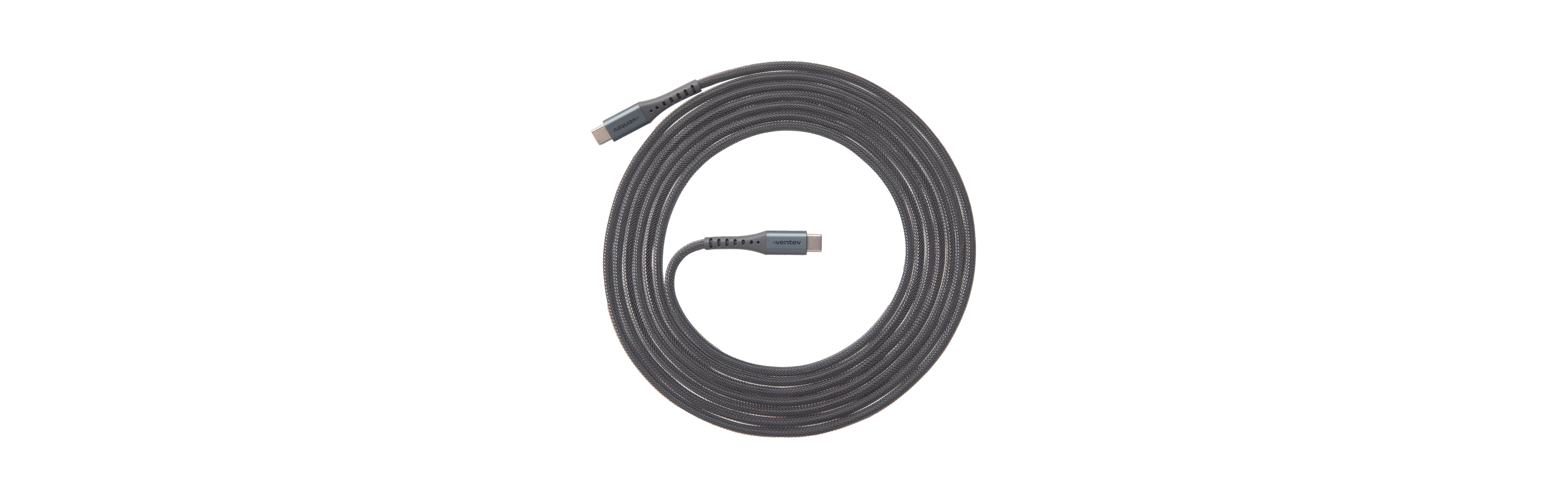 Ventev Alloy Usb C to Usb C High Speed Ultradurable 10 Foot Cable