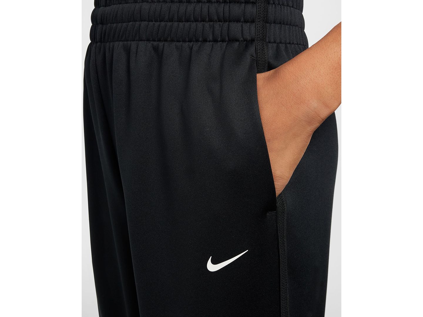Брюки Nike Multi Knit Pants для мальчиков, цвет: Чёрный / Белый — фото 3