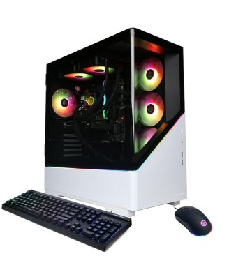 Gamer Supreme Liquid Cooled Gaming Desktop Computer, Intel Core i7-14700F 2.1GHz, 16GB RAM, 2TB SSD, NVIDIA GeForce RTX 5060 8GB, Windows 11 Home, White