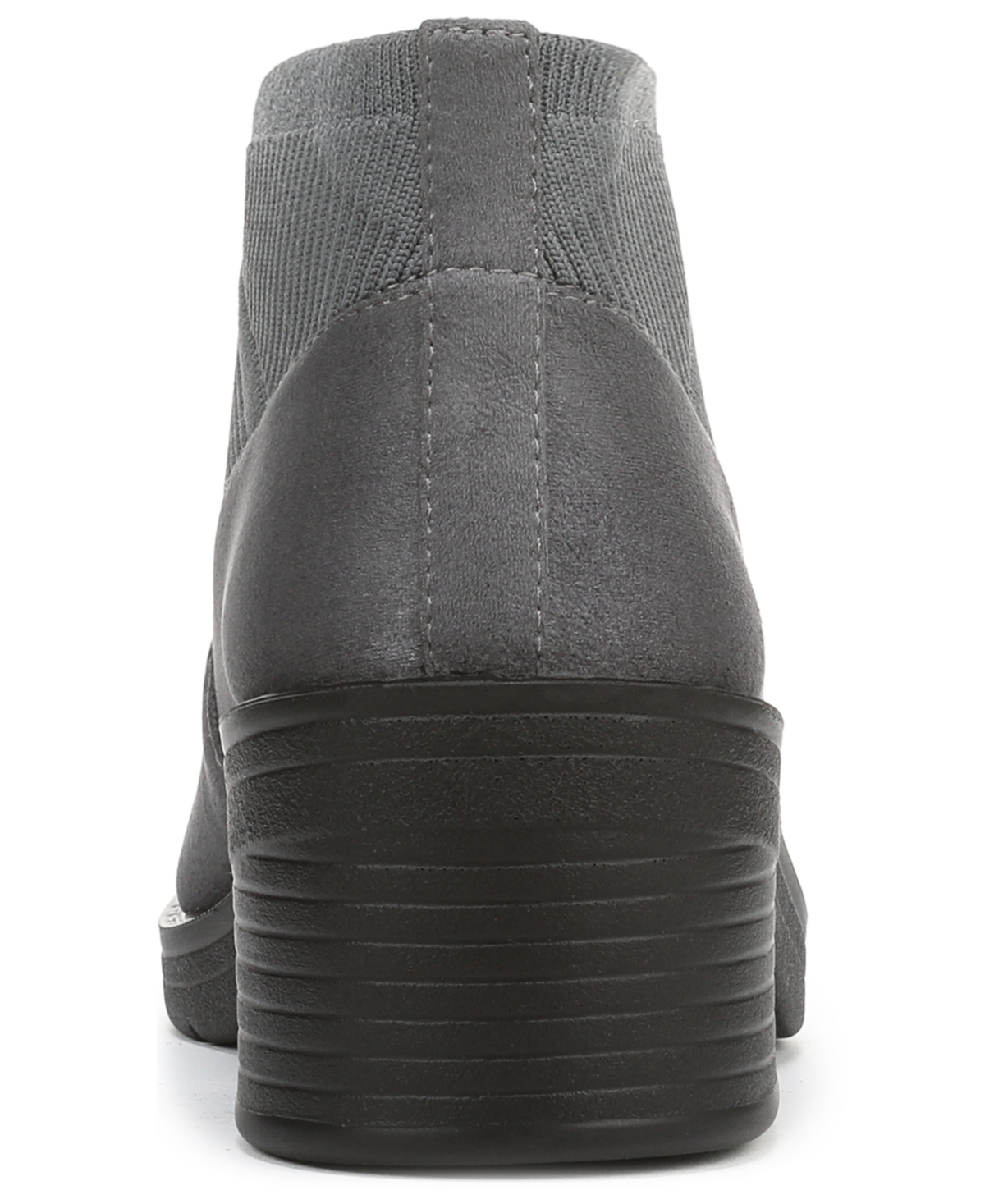 Lifestride Outlook Knit Ankle Boot In Gray