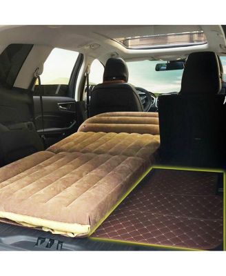 inflatable suv air backseat mattress travel pad with pump camping