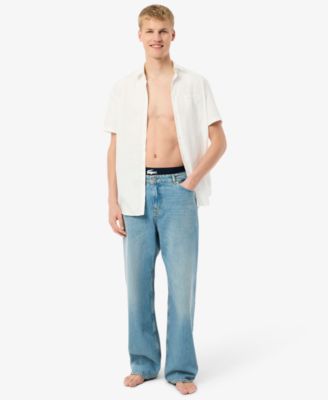 Men's 3-Pack Regular Fit Big Croc Logo Boxer Briefs