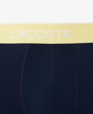 Men's Cotton Stretch Color Waistband Boxer Briefs, 3-Pack
