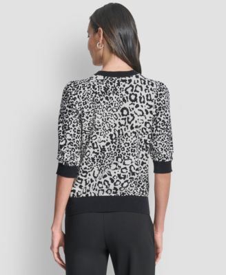 Women's Leopard Print Sweater