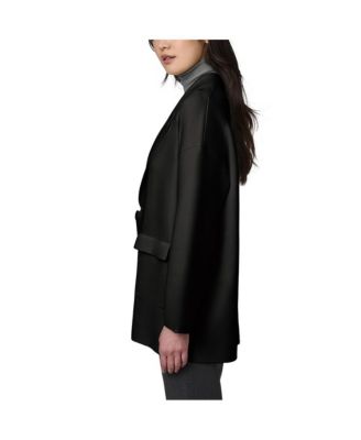 Women's Knit Blazer with Patch Pockets