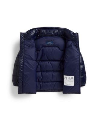 Toddler and Little Boys 2-7 Glossed Hooded Down Jacket