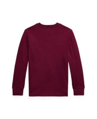 Big Boys Cotton Jersey Long Sleeve T-Shirt