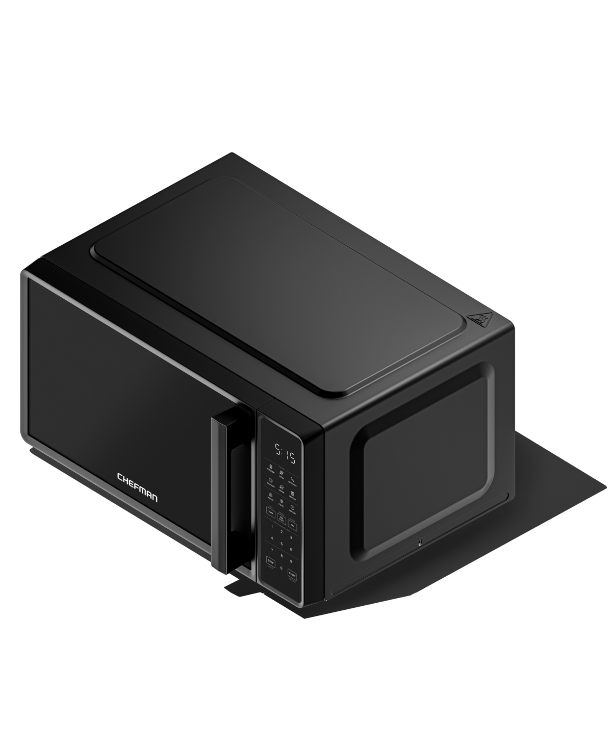 Chefman Countertop 0.7 Cu. Ft. Microwave Oven In Black