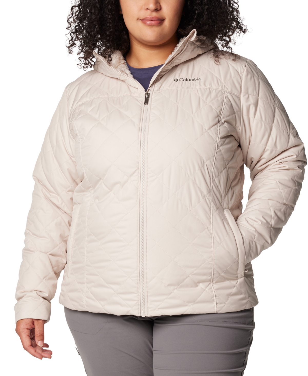 Columbia Women's Copper Crest Ii Hooded Jacket In Gray