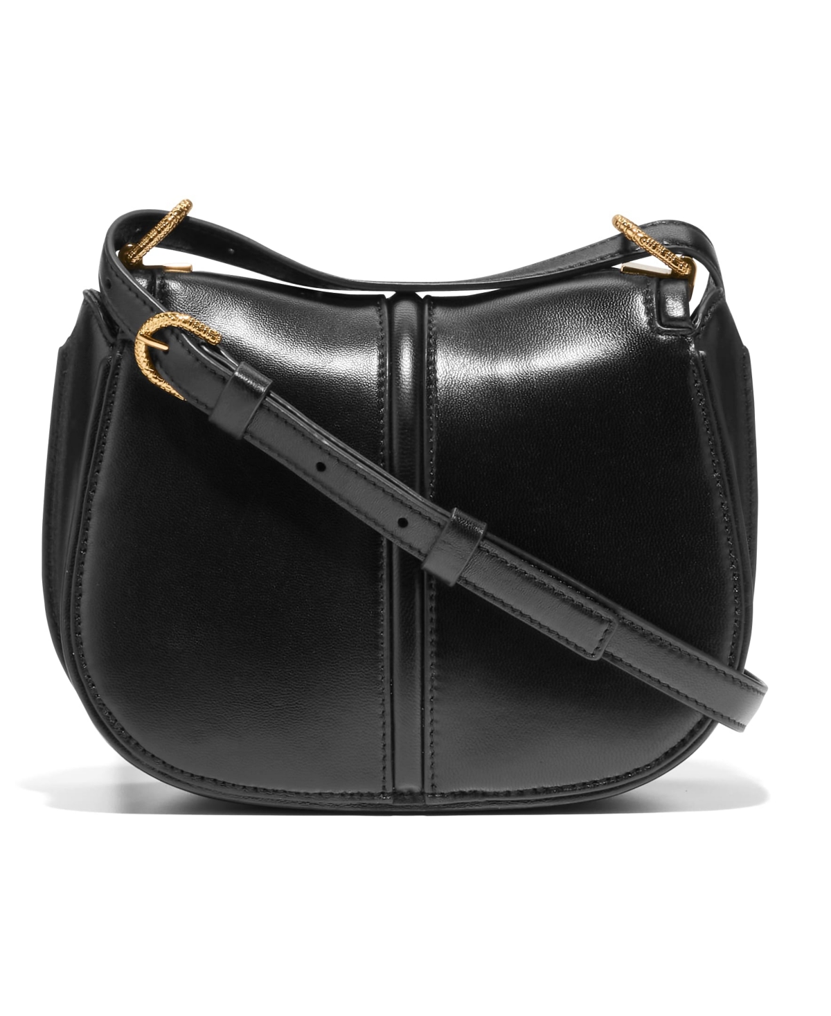 Cole Haan Celenea Mini Saddle Satchel Bag In Black