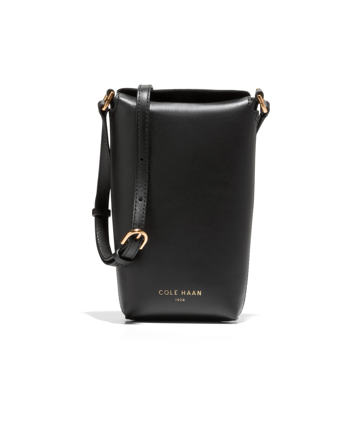 Cole Haan Clarisse Mini Phone Crossbody Bag In Black