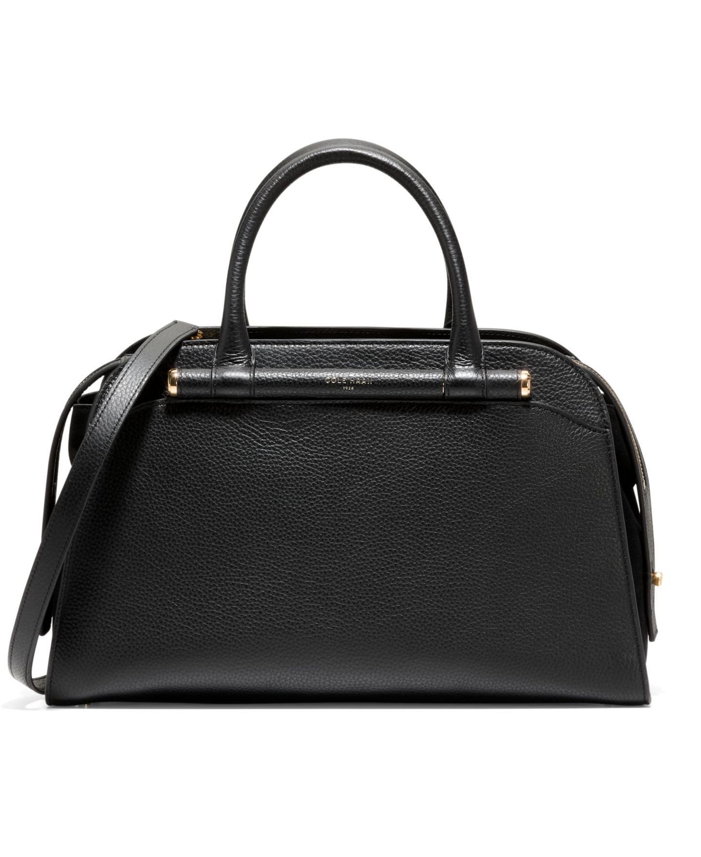 Женская сумка Cole Haan Catherine Large Satchel, цвет: Чёрный — фото 1