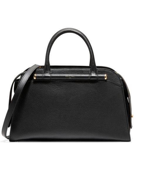 Женская сумка Cole Haan Catherine Large Satchel, цвет: Чёрный