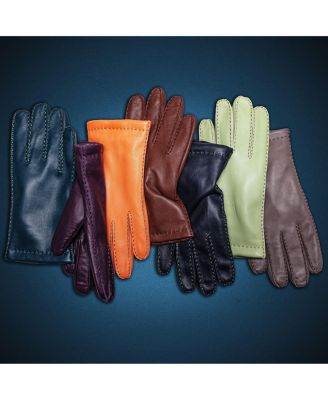 Women`s Hand-sewn Premium Lamb Leather Touchscreen Gloves "MILLIE"