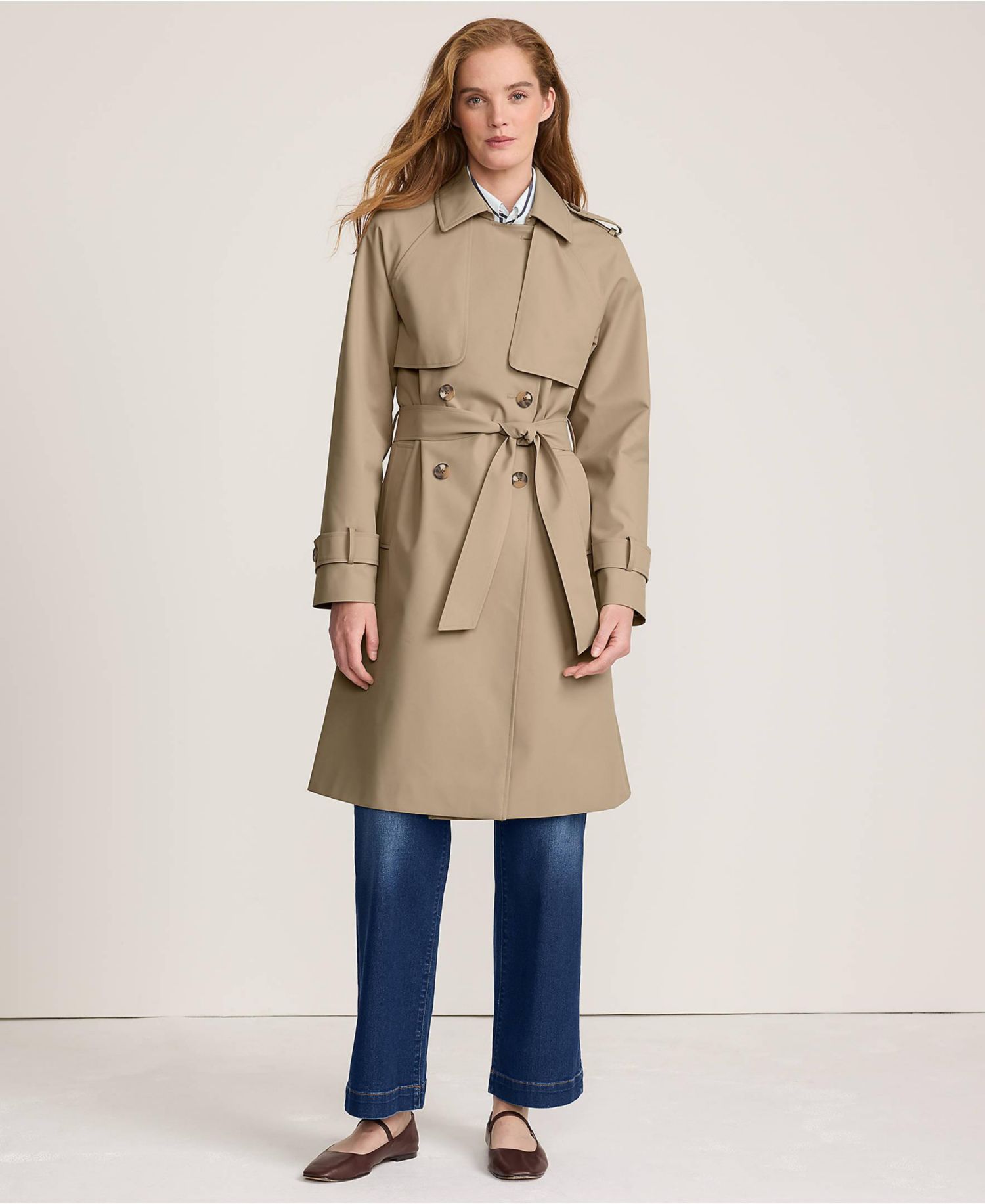 Women's Squall Waterproof Modern Trench Raincoat
