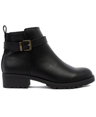 Women's Cameron Buckle Detail Ankle Booties