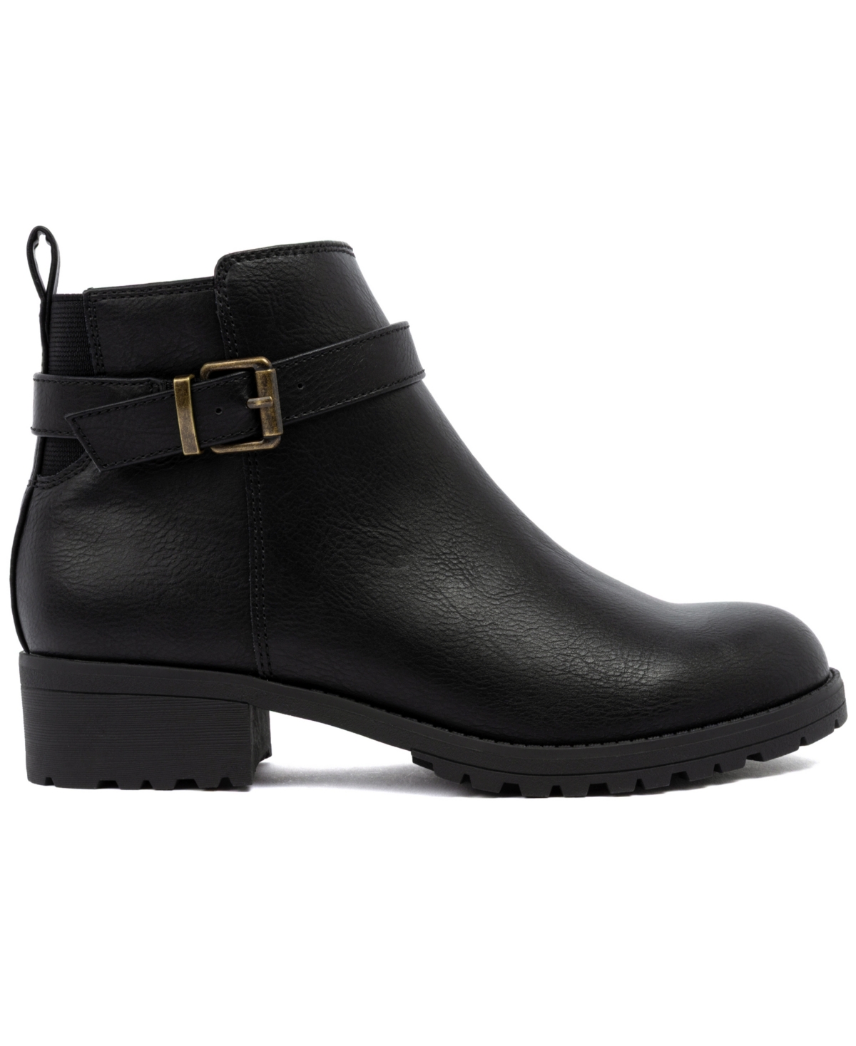 Sugar Women's Cameron Buckle Detail Ankle Booties In Black