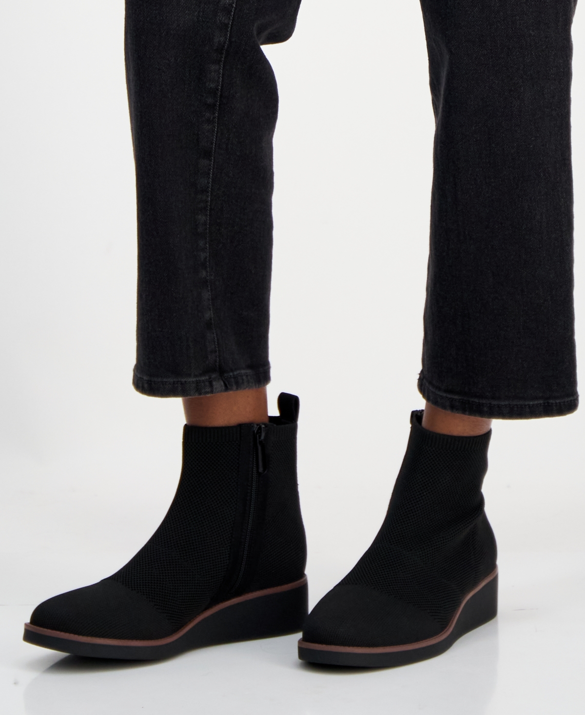Style & Co Women's Cooper Wedge Booties, Macy's Exclusive In Multi