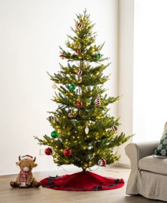 48" Christmas Tree Skirt with Bows