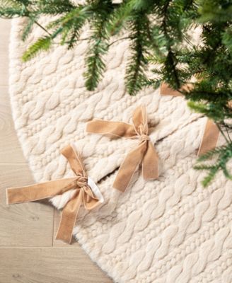 60" Deluxe Reversible Christmas Tree Skirt