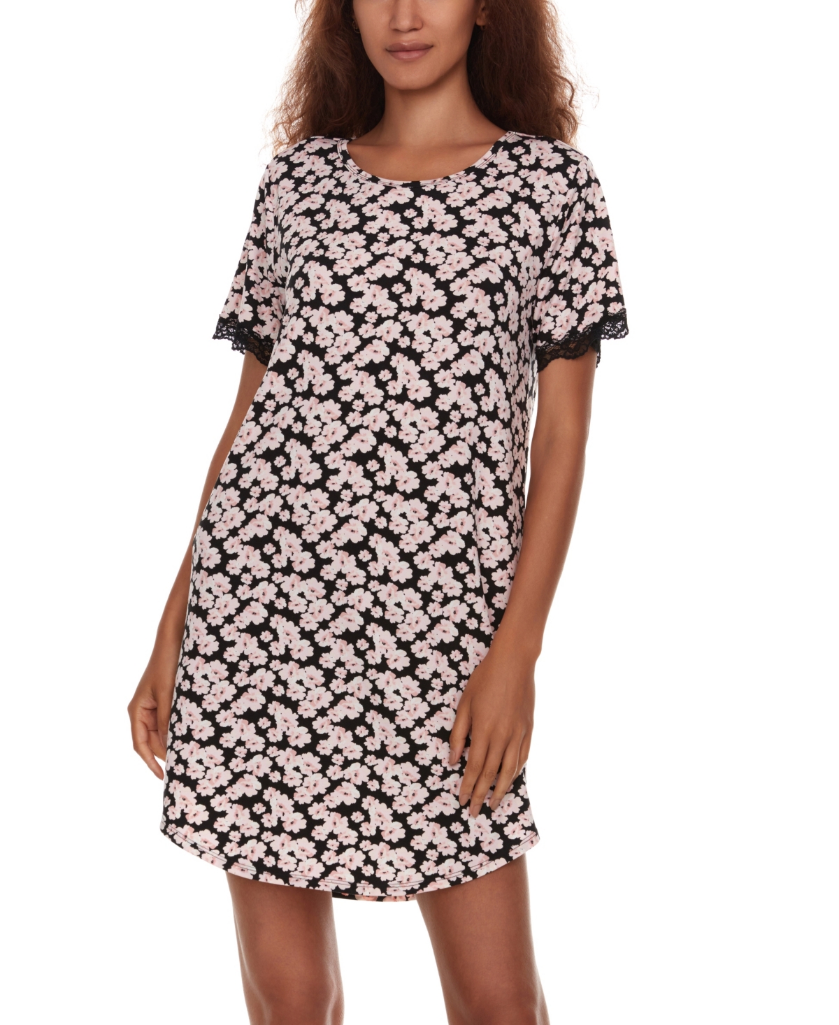 Flora By Flora Nikrooz Women's Kathleen Short Sleeve Sleepshirt In Pink