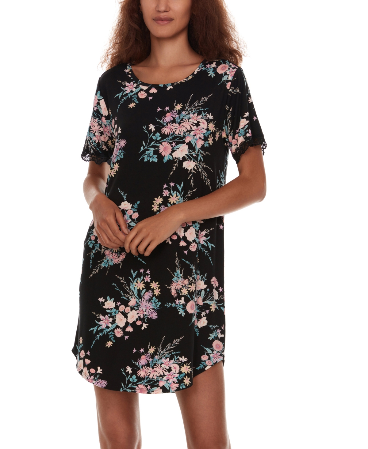 Flora By Flora Nikrooz Women's Kathleen Short Sleeve Sleepshirt In Multi