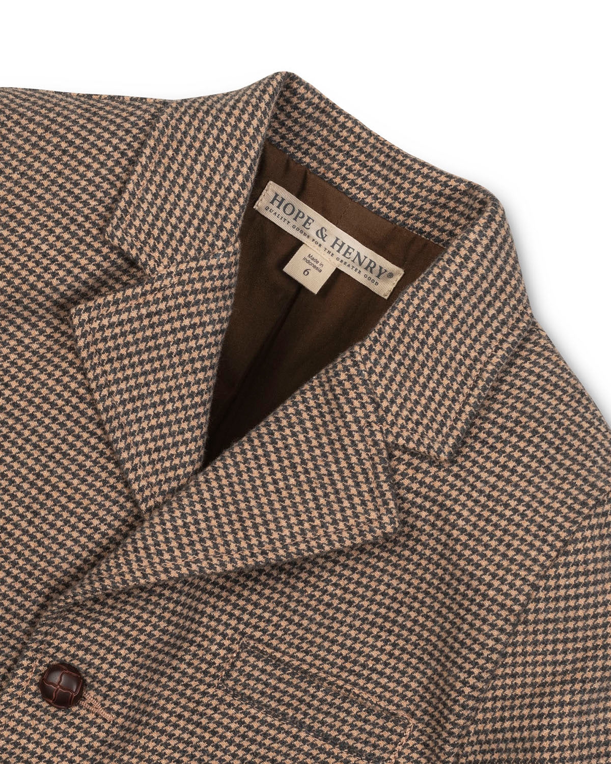 Hope & Henry Toddler Boys' Organic Brushed Cotton Suit Jacket