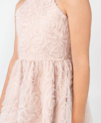 Big Girls Glitter Soutache Social Dress