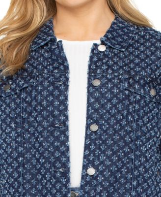 Women's Cropped Easy Trucker Denim Jacket