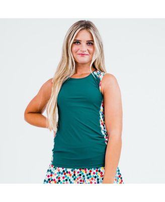 Plus Size Loose Fit Tankini UPF 50+ Maya Swim Top