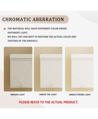 20 Inch Floating Vanity with Resin Sink and Soft-Close Cabinet Door