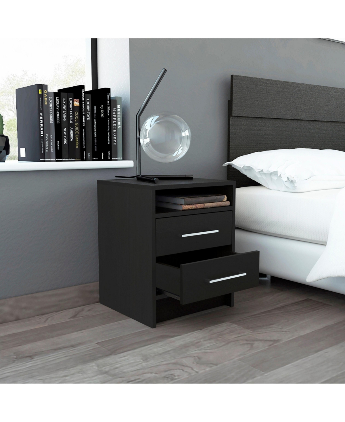 Casainc Storage Cabinet NightStand End Table