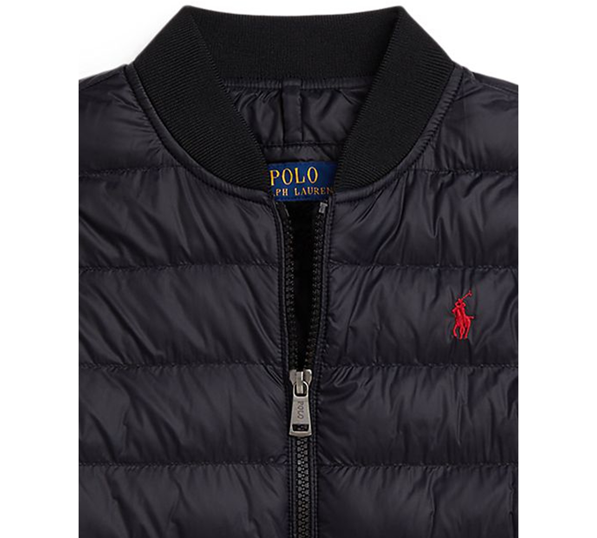 Polo Ralph Lauren Big Boys Quilted Baseball Jacket In Black