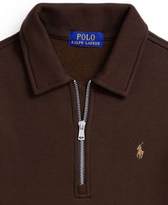 Big Boys Fleece Quarter-Zip Pullover Sweatshirt