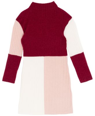 Big Girls Long sleeve Dress with Necklace