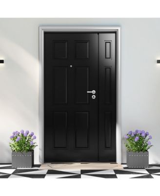 2 Pack Square Planter Box Weather-Resistant HDPE Flower Pot Garden Bed