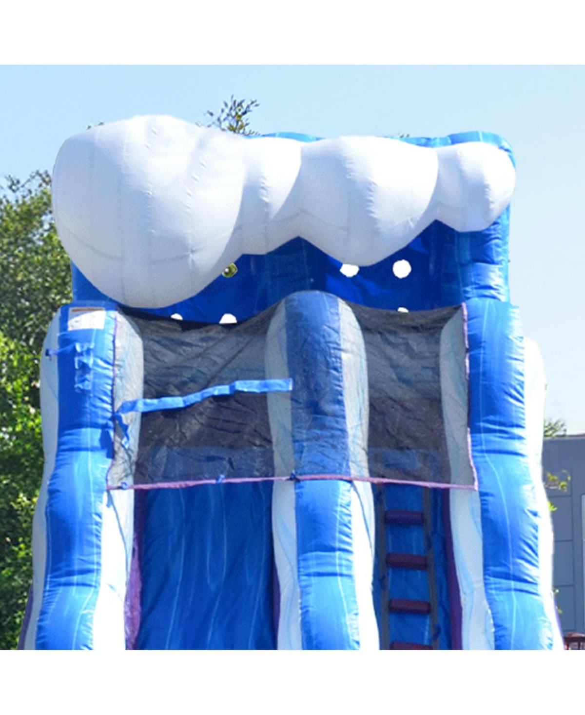 JumpOrange 19 Mermaid Water Slide Inflatable with Splash Pool, Commercial Grade, Kids and Adults, Tall Blow Up Waterslide, Outdoor Indoor, Wet Dry Use
