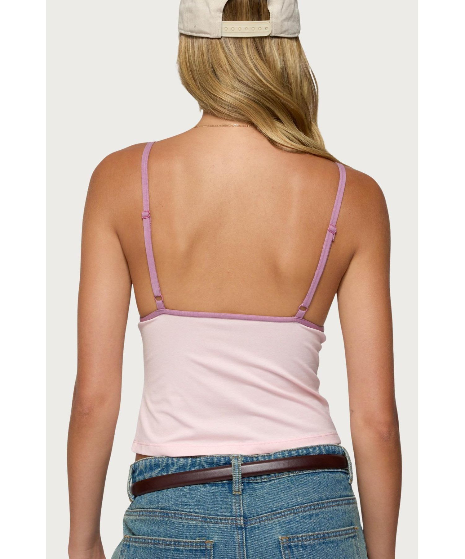 Womens Leona Contrast Tank Top